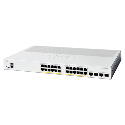 سوئیچ 24 پورت FULL-POE-1000 سیسکو مدل C1200-24FP-4G