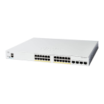 سوئیچ 24 پورت FULL-POE-1000 سیسکو مدل C1300-24FP-4G