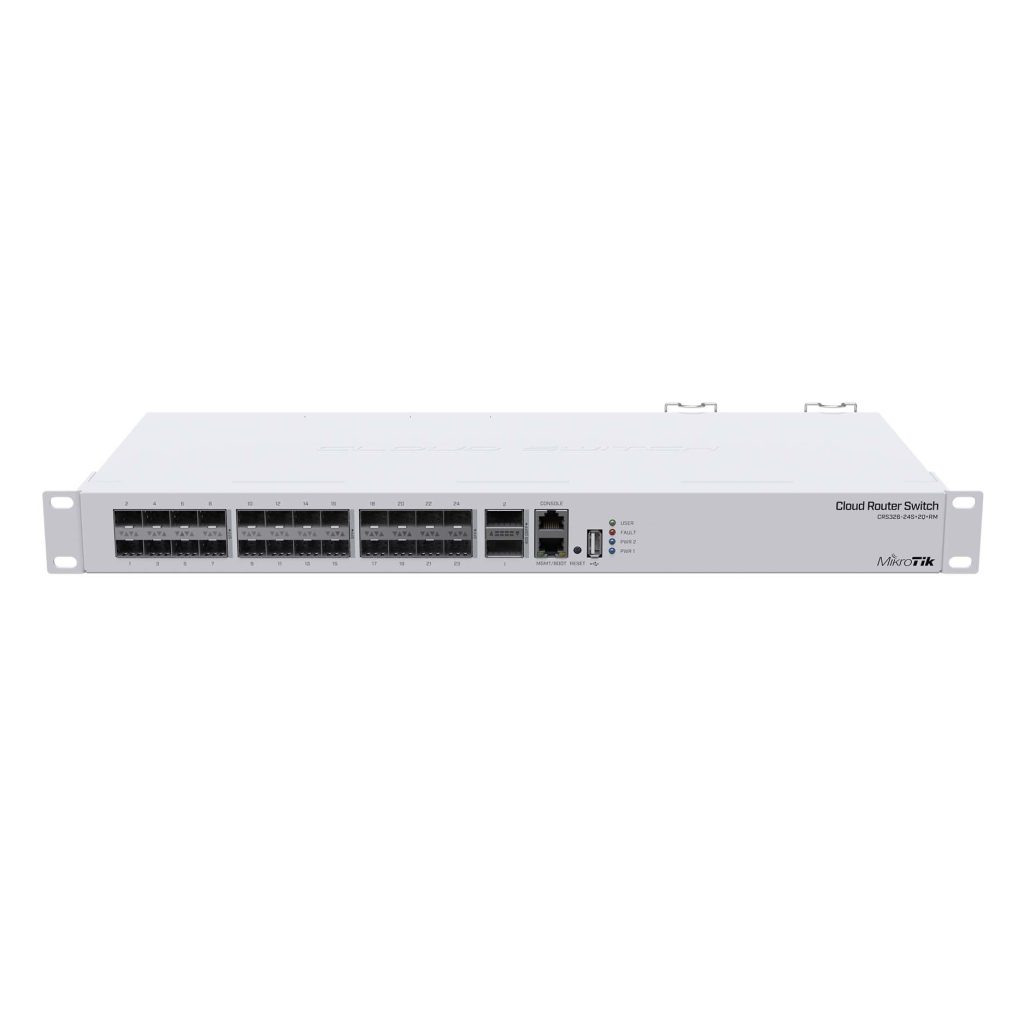 روتر میکروتیک MikroTik CRS326-24S+2Q+RM