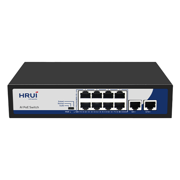 سوئیچ شبکه PoE اچ ار یو ای (HRUI) HR900-AF-82GN