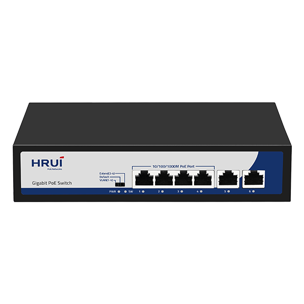 سوئیچ شبکه گیگ PoE اچ ار یو ای (HRUI) HR900-AFG-42N