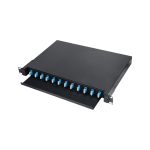 پچ پنل فیبر نوری کشویی داپلکس LC