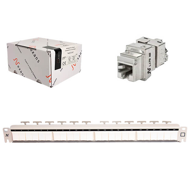 پچ پنل نگزنس (Nexans) 24 پورت CAT6A UTP